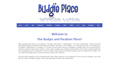 Desktop Screenshot of budgieplace.com